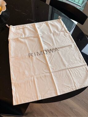 RIMOWA Cream Drawstring Dust Bag